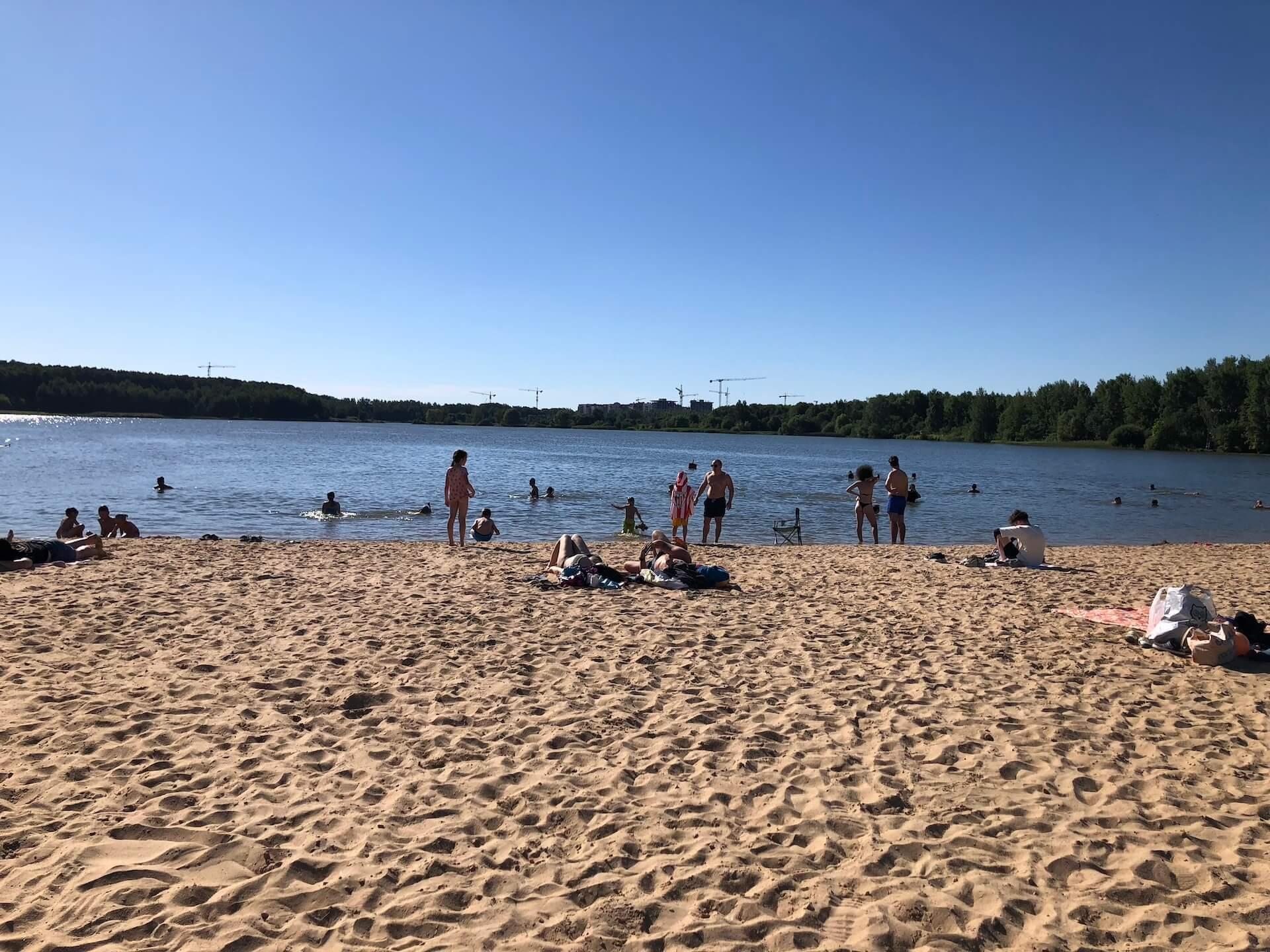 Пляжи на Цнянском водохранилище 4