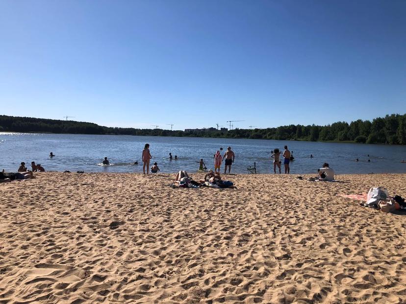 Пляжи на Цнянском водохранилище