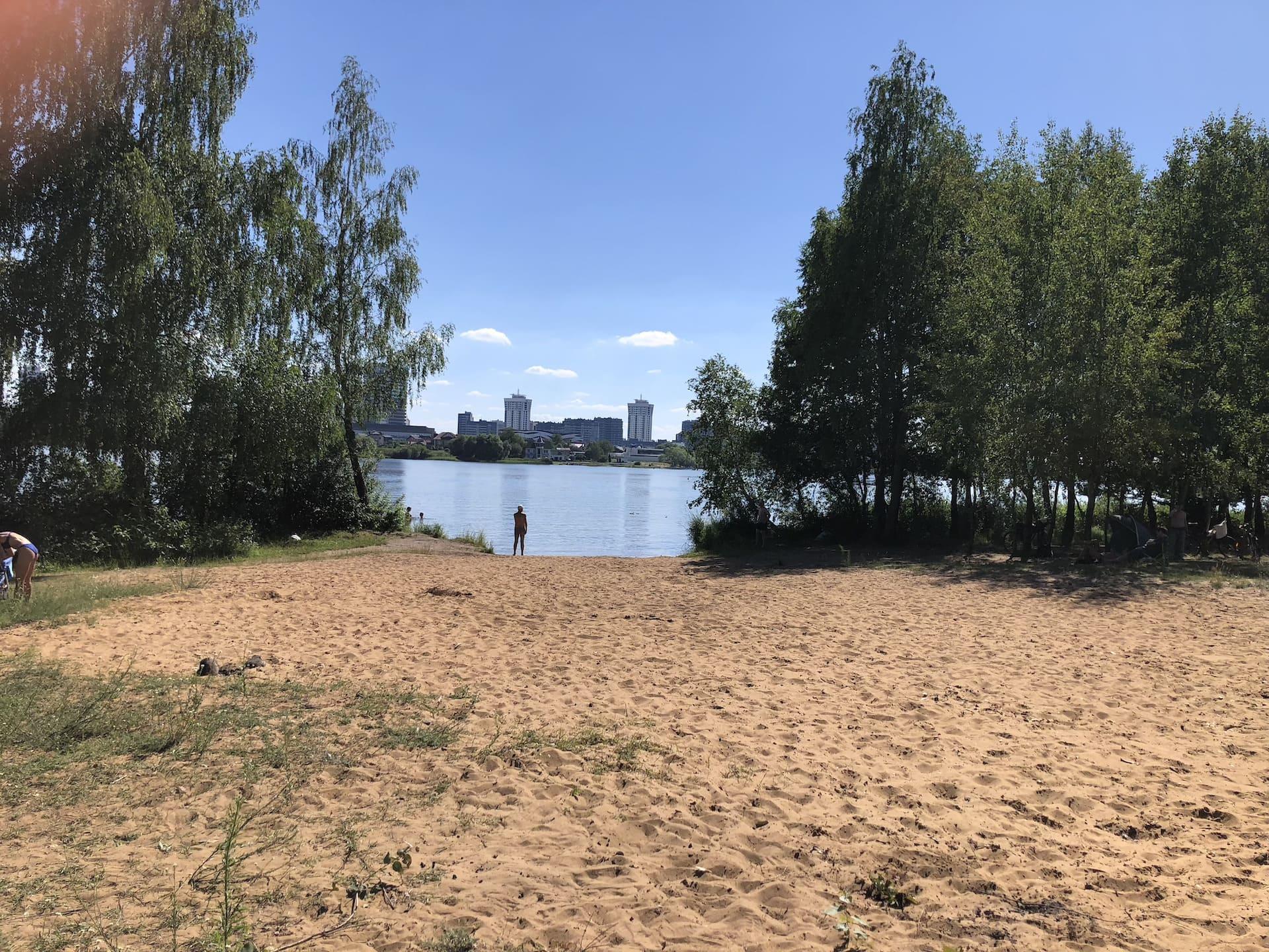 Forest Beach at the Drozdy Reservoir 0