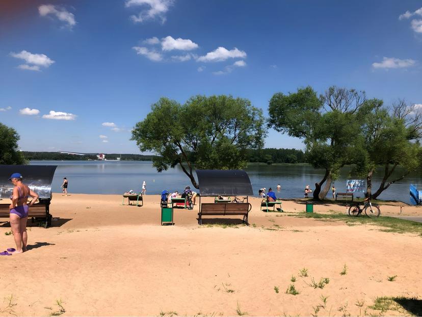 Beach near the Gymnastics Palace