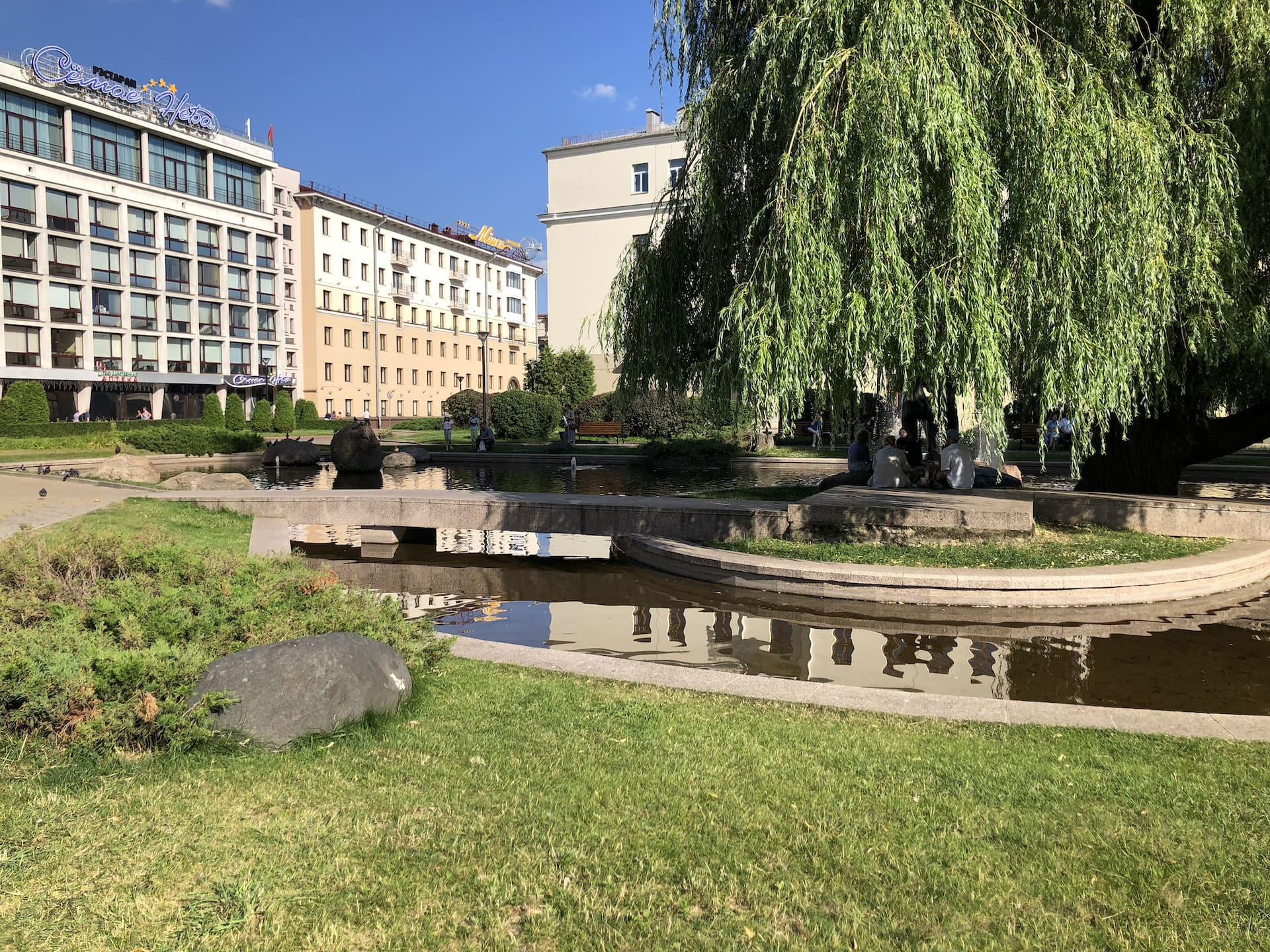 Lake in Edward Voynilovich Square 1