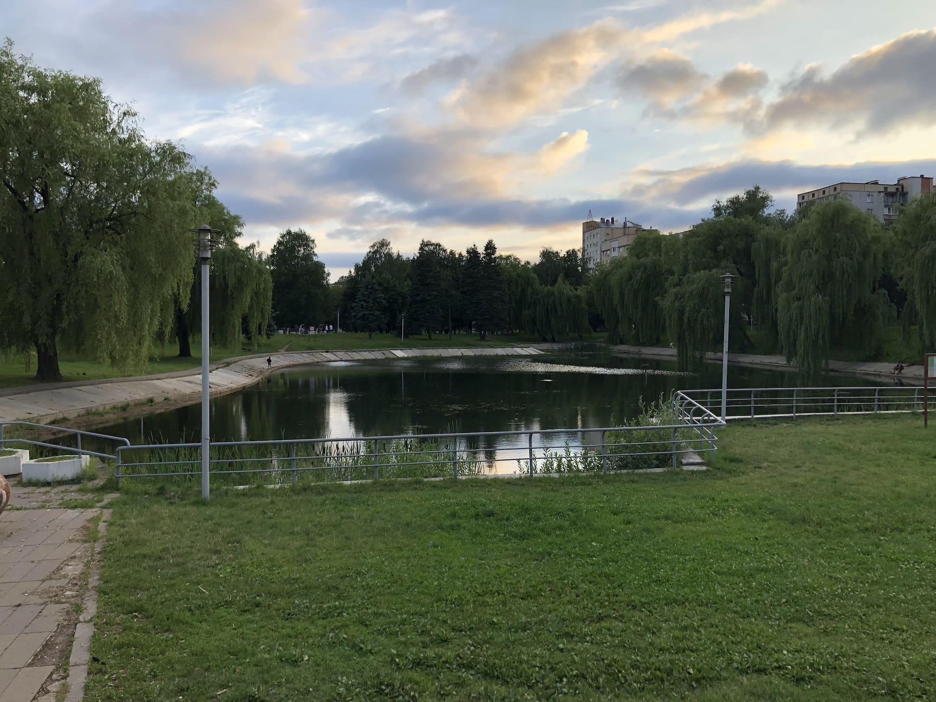 Lake in Tuchinsky Square 0