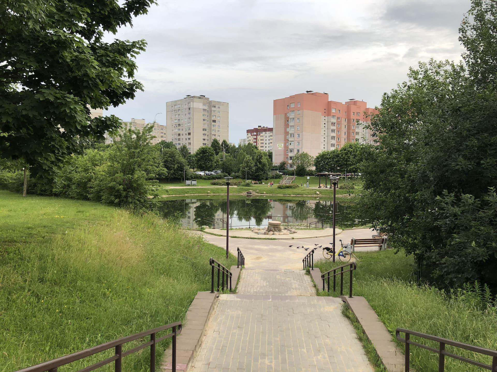 Lake in Parsyuchenko Park 0