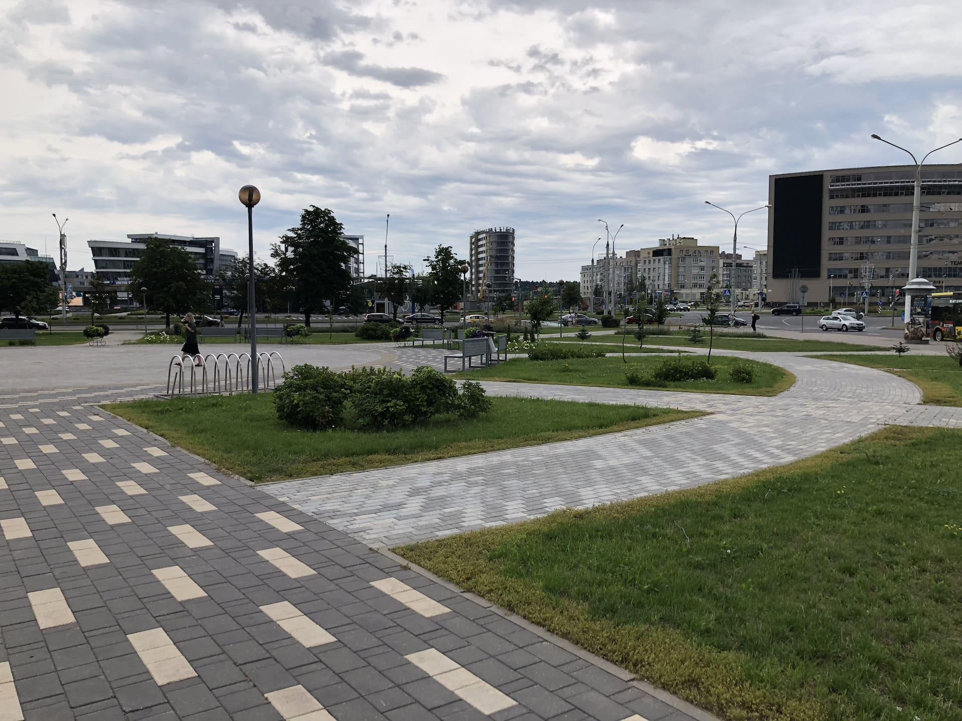 Square next to "Lazurit" Residential Complex 3