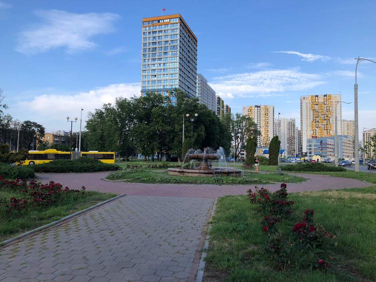 The park near the old airport