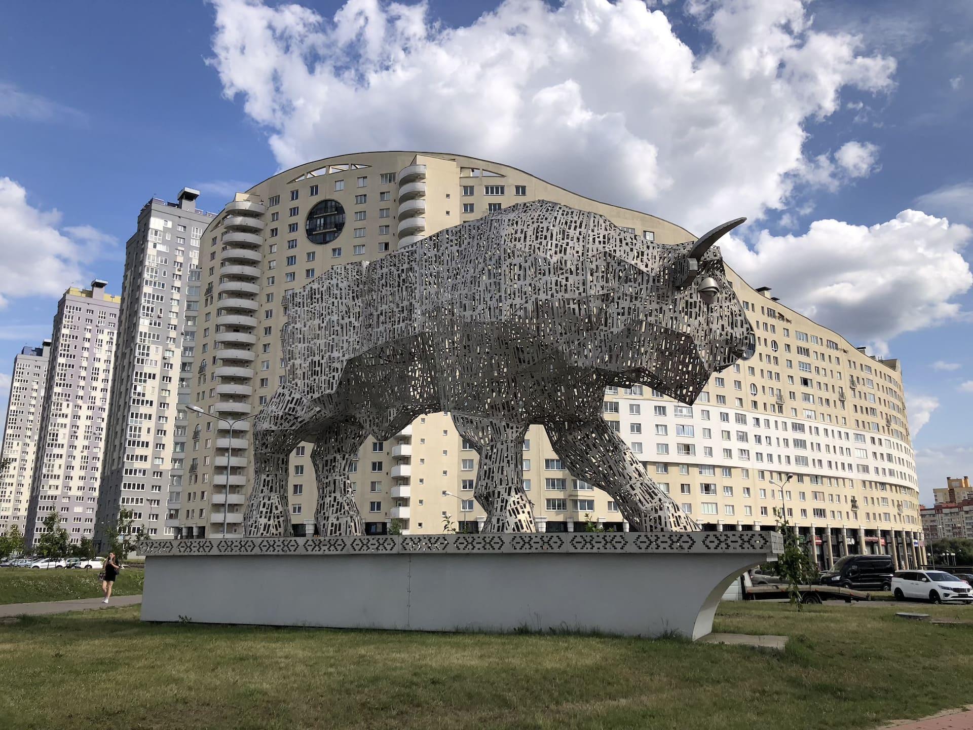 Sculpture of a Bison 4