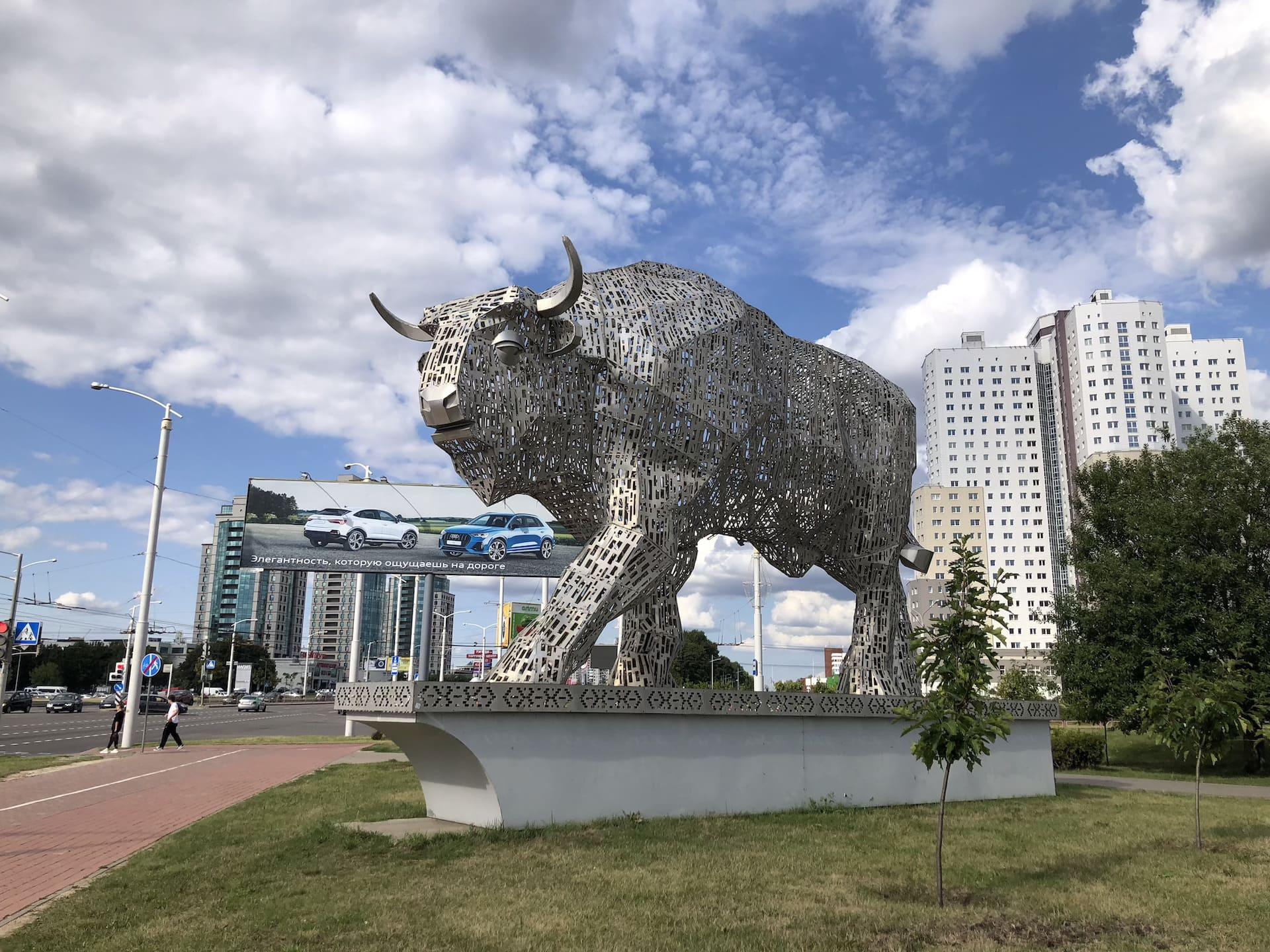 Sculpture of a Bison 3