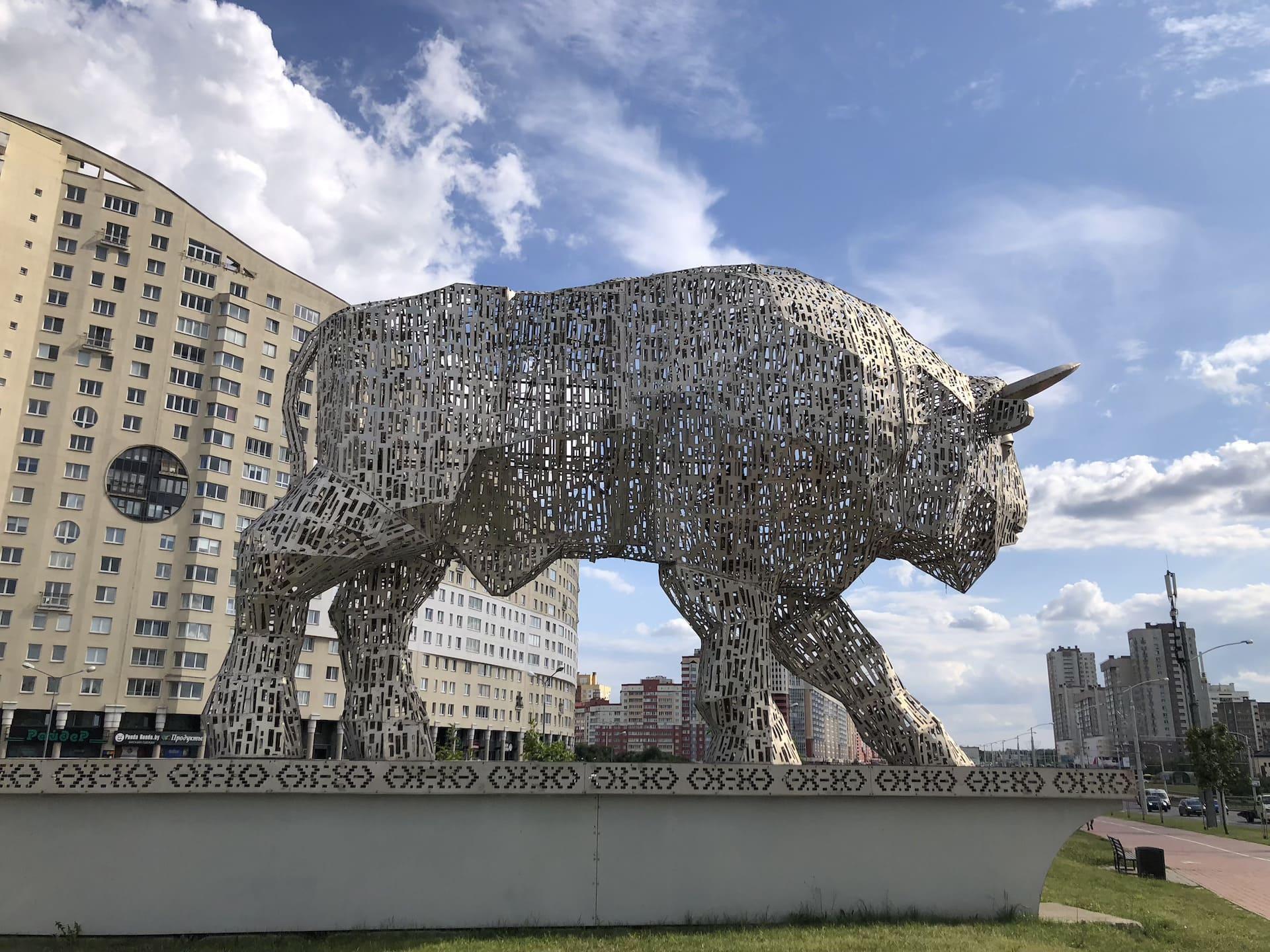 Sculpture of a Bison 0