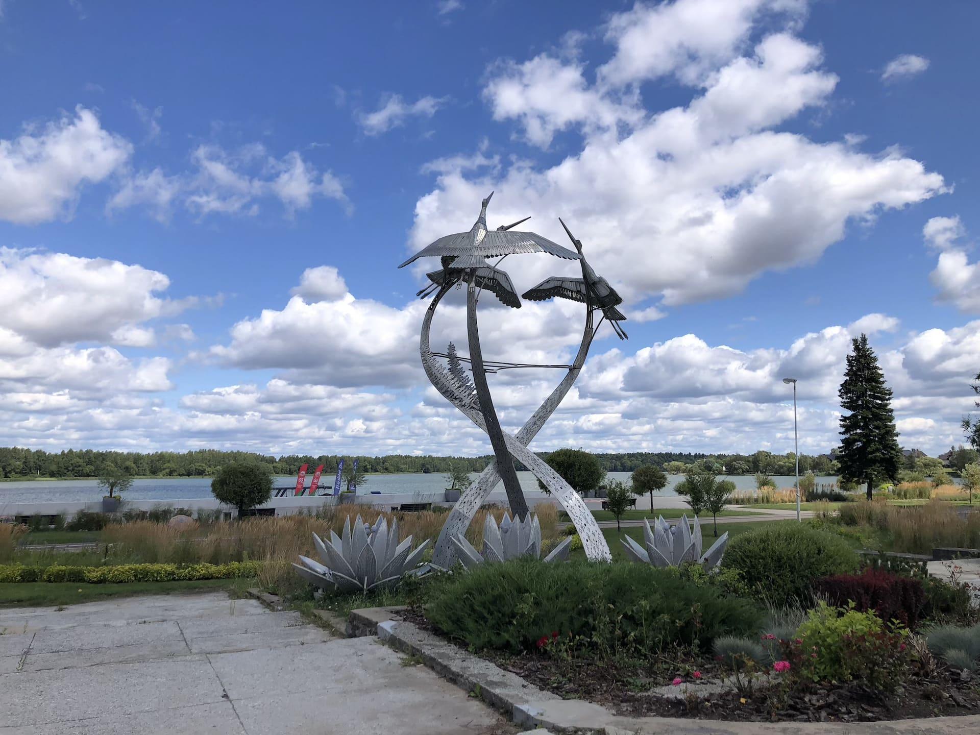 Sculpture "Three Storks" 5