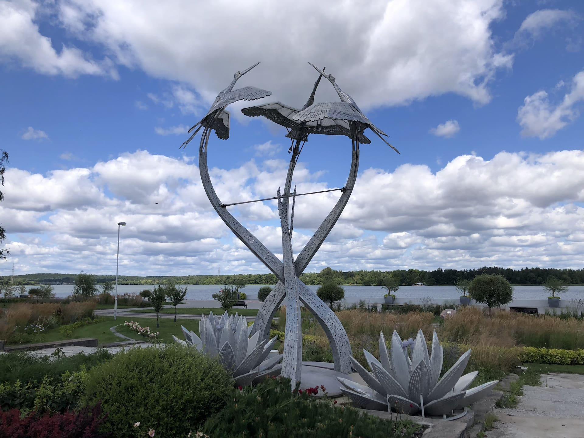 Sculpture "Three Storks" 2