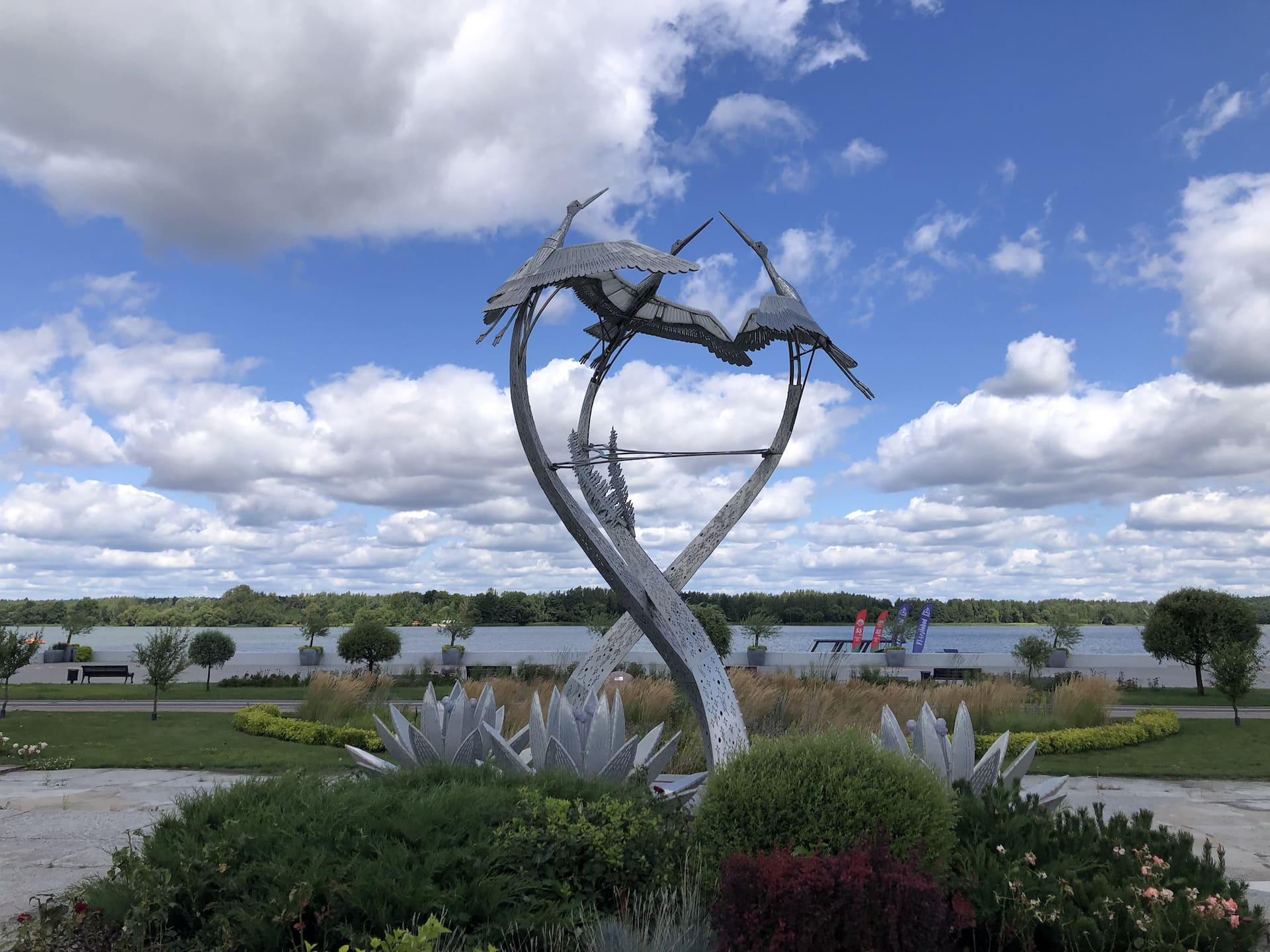 Sculpture "Three Storks" 1