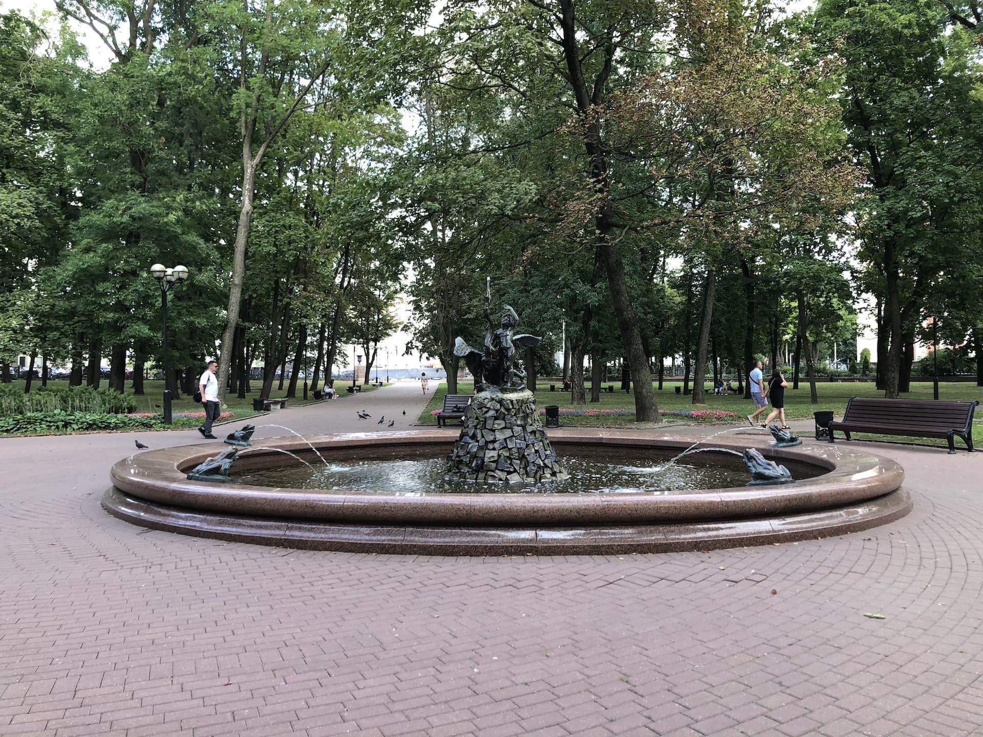 Fountain "Boy with a Swan" 2