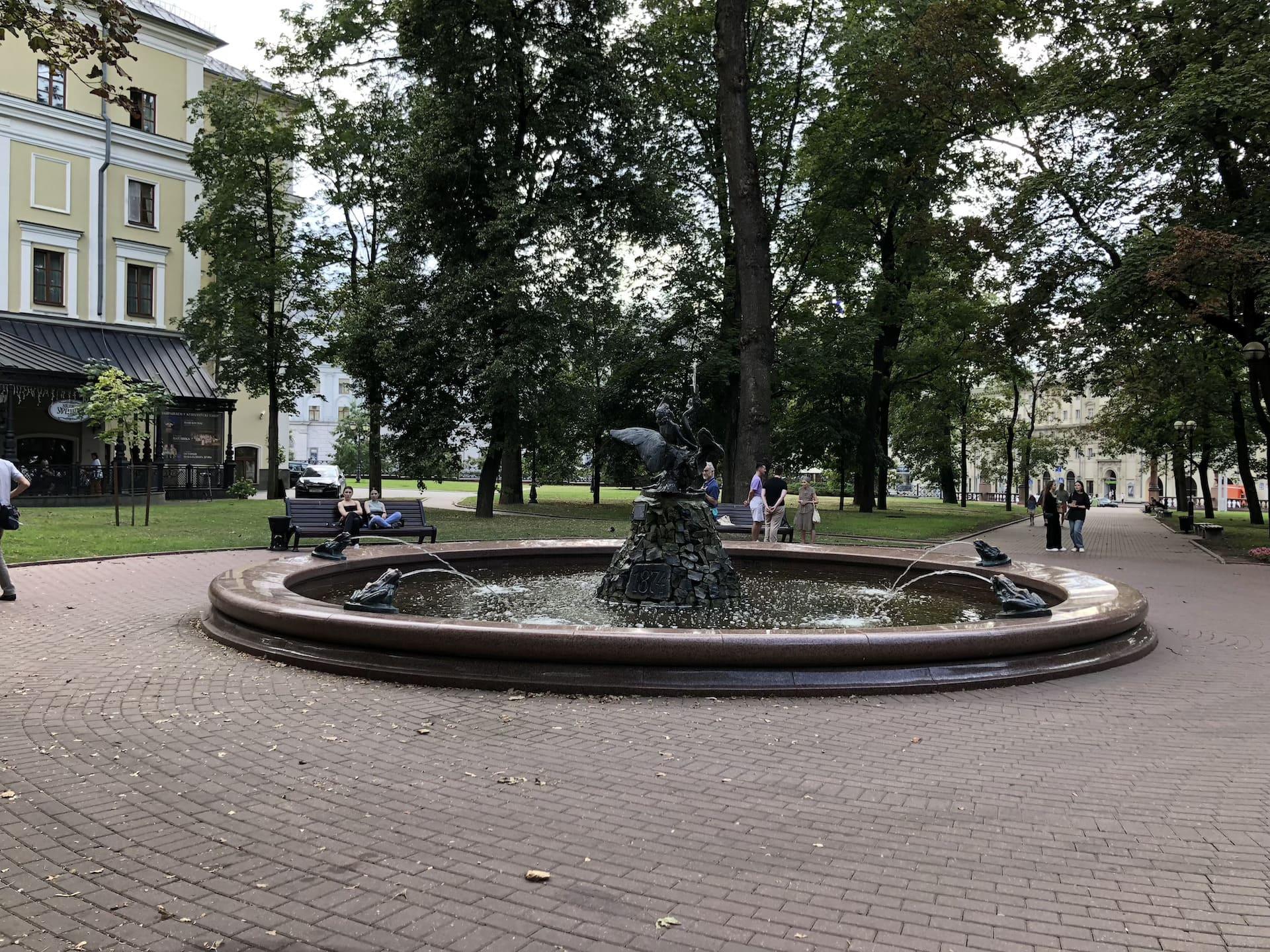 Fountain "Boy with a Swan" 0