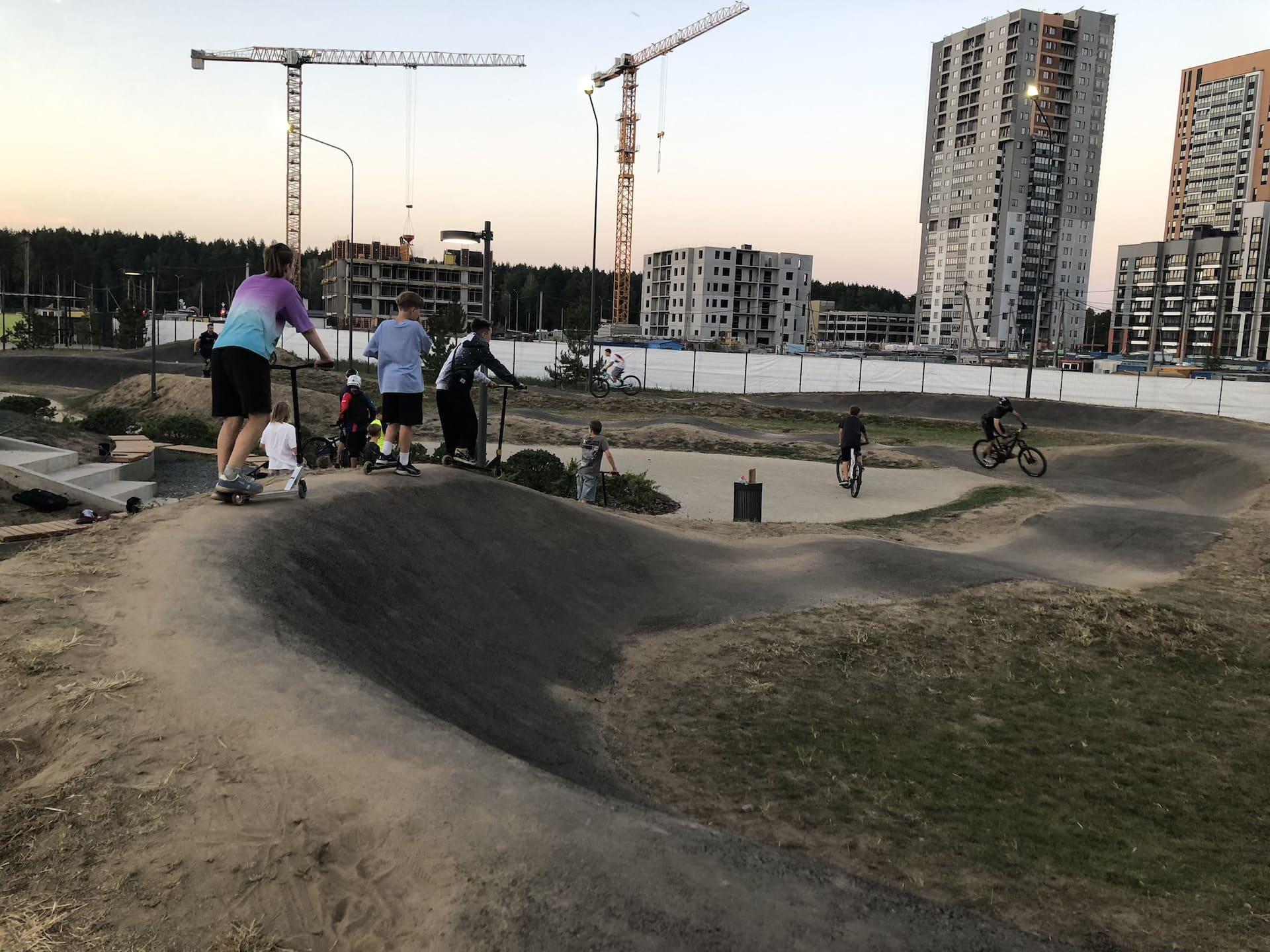 Pump Track in Novaya Borovaya 5