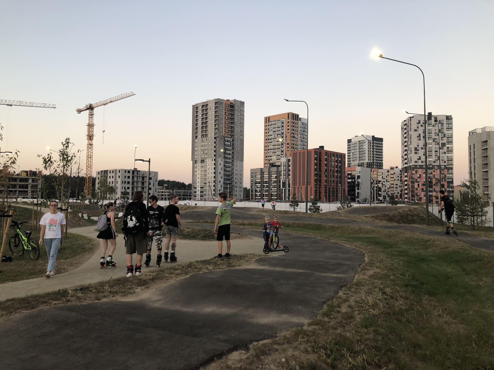 Pump Track in Novaya Borovaya 4