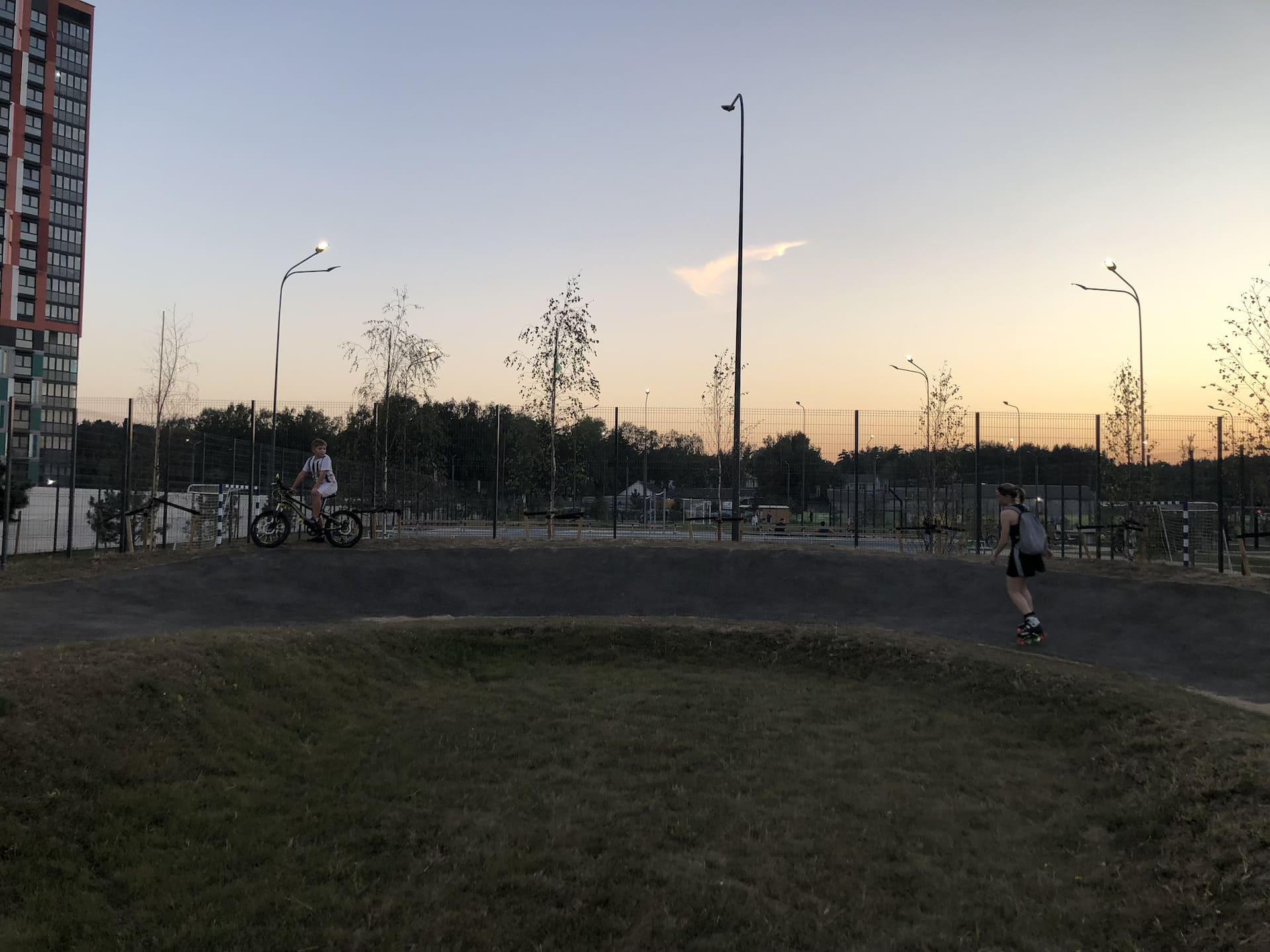 Pump Track in Novaya Borovaya 3