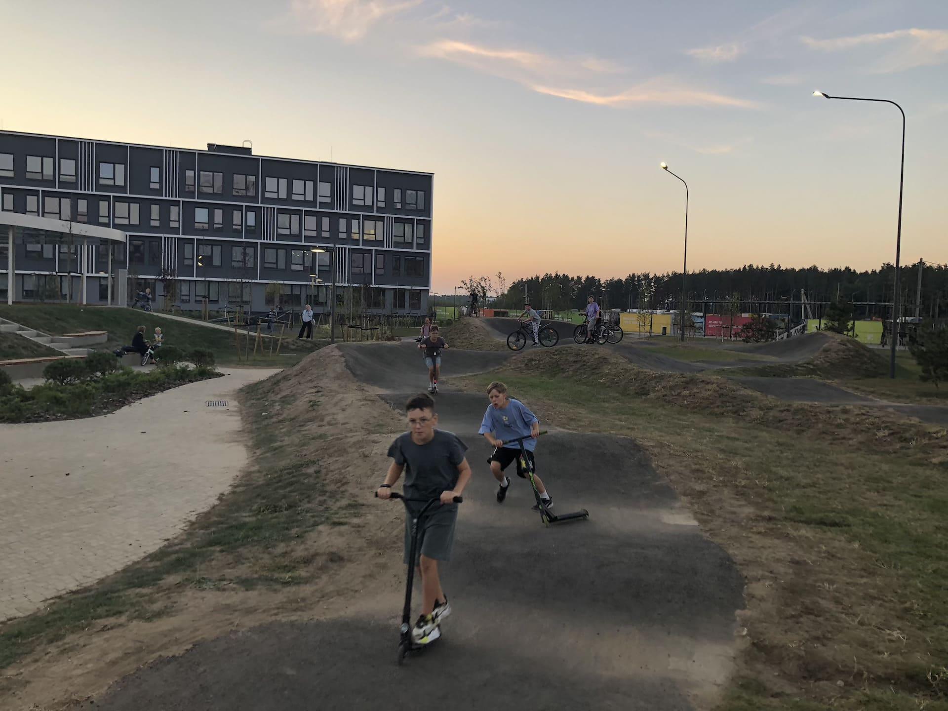 Pump Track in Novaya Borovaya 2