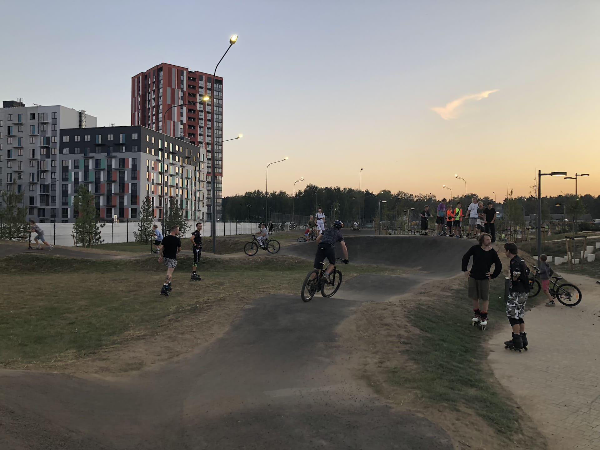 Pump Track in Novaya Borovaya 1