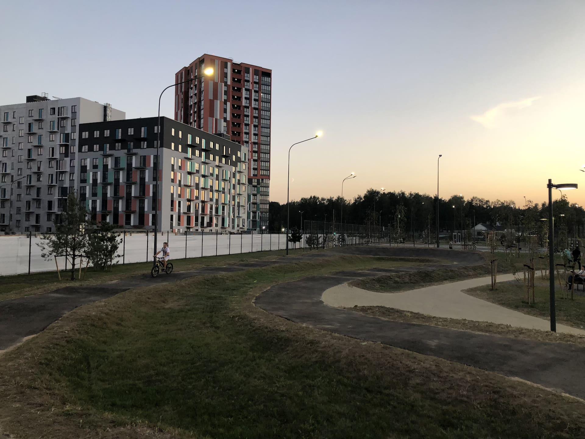 Pump Track in Novaya Borovaya 0